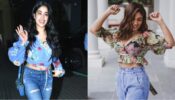 In love sith floral corset wrap top and denim style? Take vogue cues from Bhumi Pednekar and Janhvi Kapoor