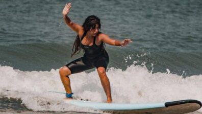 Ocean Surfing Pic Leaked: TMKOC diva Nidhi Bhanushali’s adventurous holiday moment goes viral