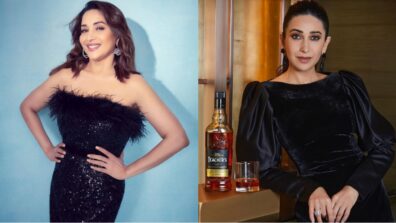 Old Is Gold: Karisma Kapoor and Madhuri Dixit roll back the clock, give ‘dark and sensuous’ diva vibes in black outfits