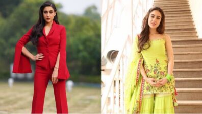 Pantsuits To Shararas: Sara Ali Khan’s Sizzling Looks