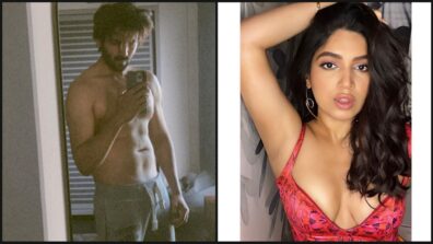 Pati Aur Patni ‘Without’ Woh: Kartik Aaryan sends shockwaves on internet with new shirtless swag, Bhumi Pednekar loves it