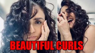 PERFECT SELFIES: Amruta Khanvilkar Flaunts Her Thick, Shiny, Beautiful Curls