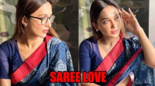 PICS: Bengali Actress Mimi Chakraborty Golden Hour Moment In Saree And Glasses