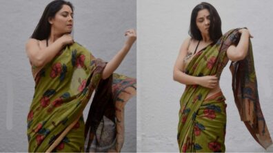 PICS: Marathi Actress Sonali Kulkarnee Has Left Us Speechless In Stunning Green Saree And Attractive Poses