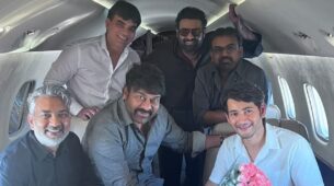 Picture Of The Day: A quick sneak-peek into Prabhas, Mahesh Babu, Chiranjeevi and SS Rajamouli’s in-flight fun and entertainment