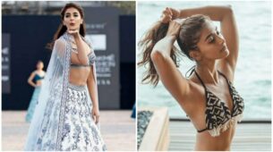 Pooja Hegde Raises Temperature In White Beachwear Suit