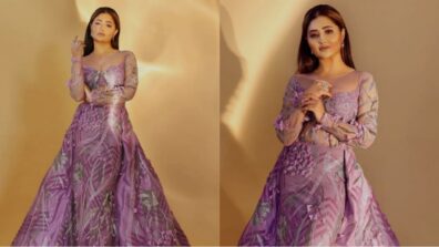 “Pretty at look but hard to get”, says Rashami Desai as she makes statement in magenta embellished gown