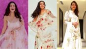 Priya Bapat, Sara Ali Khan and Pooja Hegde are here to stab hearts in floral printed ethnic silk skirt, pick your favourite