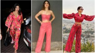 Priyanka Chopra, Alaya F and Urvashi Rautela give high-chic western vogue vibes in crimson red co-ord sets, take cues