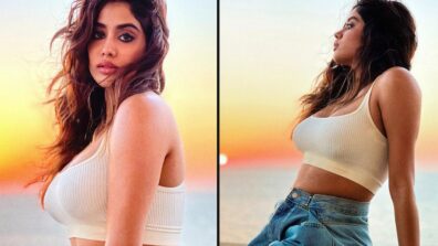 Queen Of Sensuality: Janhvi Kapoor sends shockwaves all over internet in bralette top and shorts, fans can’t keep calm