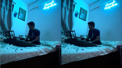 RadhaKrishn fame Sumedh Mudgalkar enjoys bliss of solitude after Valentine’s Day, enjoys playing music instrument