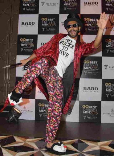 Ranveer Singh On Breaking The Fashion Taboo, 5 Outfits To Prove - 3