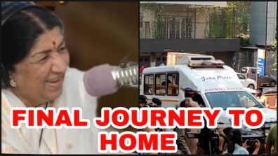 RIP Lata Mangeshkar: Legendary singer arrives at her home for one last time