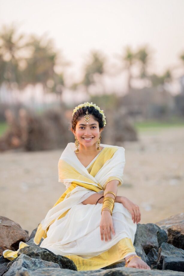 Sai Pallavi In A Cultural Khaki Saree Is Out Of This World - 2