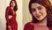 Samantha Ruth Prabhu Steals Hearts In Red Hot Thigh-High Slit Outfit: See Pics