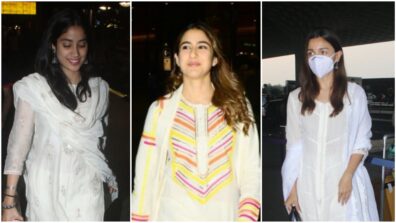 Sara Ali Khan, Alia Bhatt Or Janhvi Kapoor: Who Looked Better In White Salwar Piece?