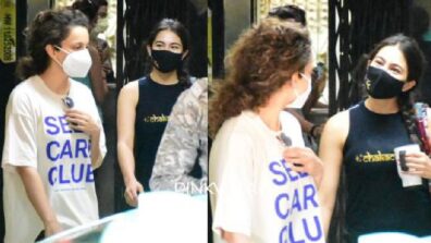 Sara Ali Khan and Kangana Ranaut greet each other after Pilates session, see viral pic