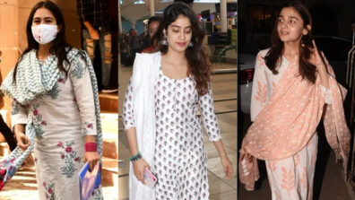 Sara Ali Khan, Janhvi Kapoor and Alia Bhatt are ‘effortless’ beauties in hand-printed kurta sets, who’s your dream date?