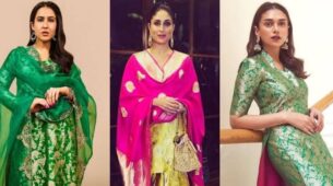 Sara Ali Khan, Kareena Kapoor & Aditi Rao Hydari make the Varanasi silk brocade quintessential