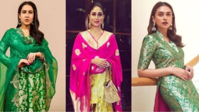 Sara Ali Khan, Kareena Kapoor & Aditi Rao Hydari make the Varanasi silk brocade quintessential