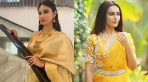 Saree Mein Nari: Mouni Roy and Surbhi Jyoti set ablaze Instagram with ethnic vibes, take cues