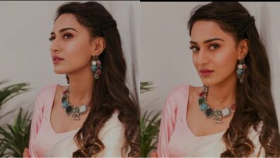 Soft Pink Look: Kasautii Zindagi Kay actress Erica Fernandes sets temperature soaring in desi saree, are you in love?