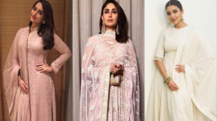 Sonakshi Sinha, Kareena Kapoor and Anushka Sharma stab hearts in voguish chikankari Anarkali suits, take cues
