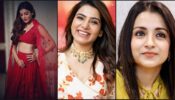 South Actresses Social Update: Kajal Aggarwal flaunts pregnancy glow in red, Samantha Ruth Prabhu and Trisha Krishnan cheer for Keerthy Suresh