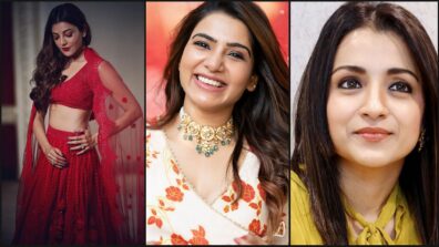 South Actresses Social Update: Kajal Aggarwal flaunts pregnancy glow in red, Samantha Ruth Prabhu and Trisha Krishnan cheer for Keerthy Suresh