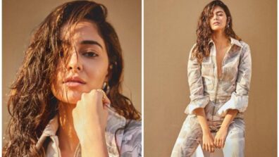 Stella Mccartney’s Coordinated Zipper Jacket And Leggings Make Ananya Panday A Gorgeous Denim Girl