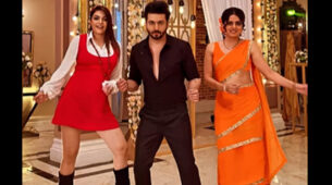 Stud Moment: Dheeraj Dhoopar gets groovy with Anjum Fakih and Ruhi Chaturvedi on set, see viral dance video
