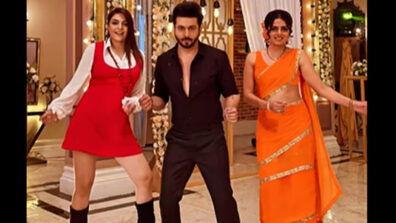 Stud Moment: Dheeraj Dhoopar gets groovy with Anjum Fakih and Ruhi Chaturvedi on set, see viral dance video