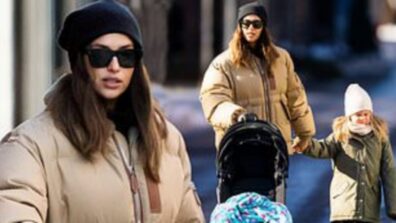 Supermodel On Mom Duty: Irina Shayk Looks Cosy And Stylish In Puffer Jacket Black Beanie