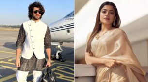 Swagger Mode On: Vijay Deverakonda looks suave in ethnic in latest snap, Rashmika Mandanna says, ‘what you love…’