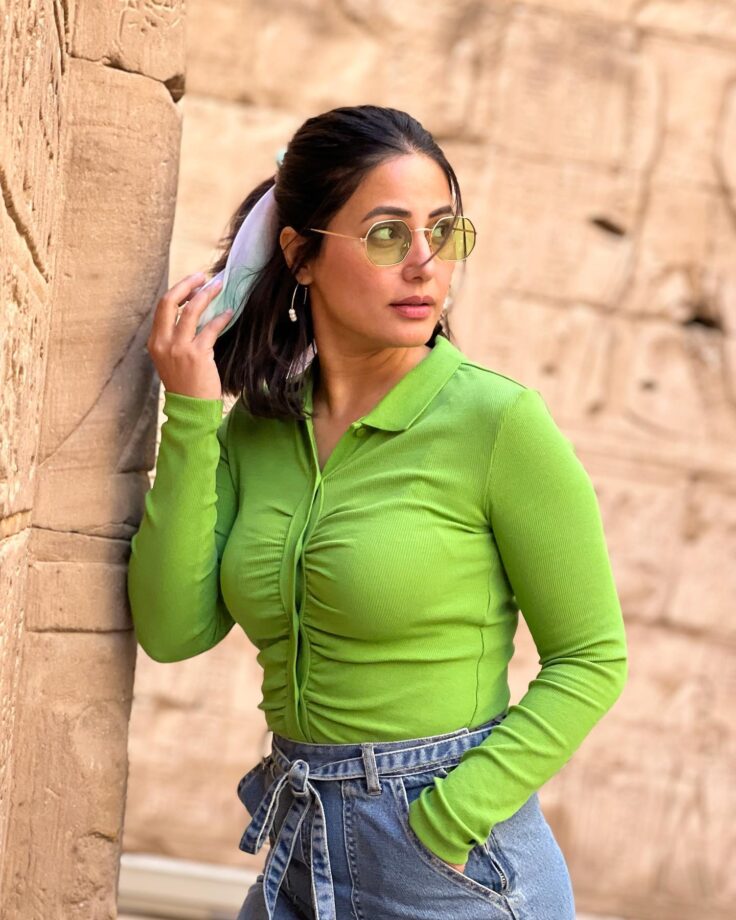 Take A Peek At These Wonderful Photographs! Hina Khan Is Definitely Tempting Us To Travel To Egypt - 8