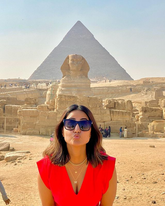 Take A Peek At These Wonderful Photographs! Hina Khan Is Definitely Tempting Us To Travel To Egypt - 4