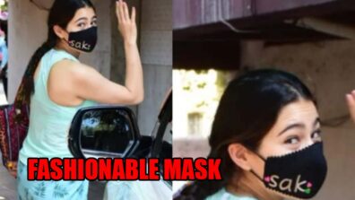 Take Cues From Sara Ali Khan’s Customized Fashionable Mask, See Pics