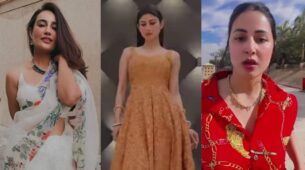 Television Divas: Surbhi Jyoti stuns in a floral white saree, Mouni Roy grooves to Nainowale ne in beautiful yellow dress, Hina Khan is acing her dance steps in Egypt