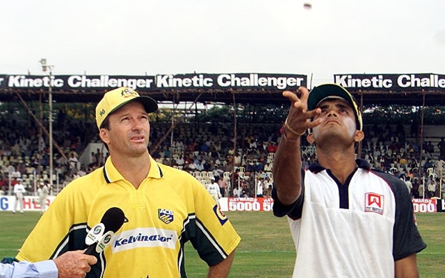 The REAL Reason Why Sourav Ganguly Made Steve Waugh Wait At Toss During India Vs Australia Games - 1