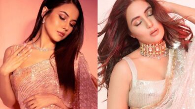 The Ultimate Fashion Challenge: Shehnaaz Gill Vs Hina Khan: Pick your ‘queen’ sequin saree? (Fan Battle)