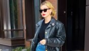 This Is How Hailey Bieber Wore Her Favourite Black Leather Jacket 3 Times