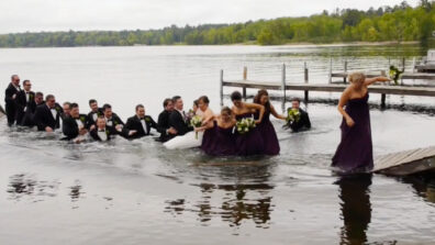 This Wedding Party Takes A Major Step Forward