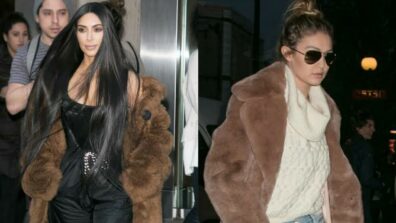 Kim Kardashian To Gigi Hadid: Hollywood Babes In Faux Leather