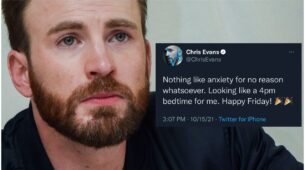 Throwback To The Time When Chris Evans Posted About Anxiety, Take A Look