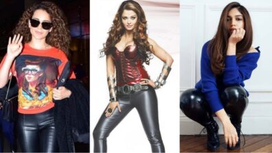 Kangana Ranaut, Bhumi Pednekar & Aishwarya Rai are Bollywood’s Bombshell in leather pants