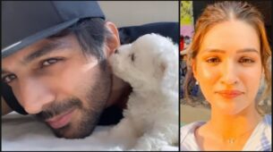 Too Cute To Handle: Kartik Aaryan gets playful with new puppy ‘Katori’, Kriti Sanon drops cute response