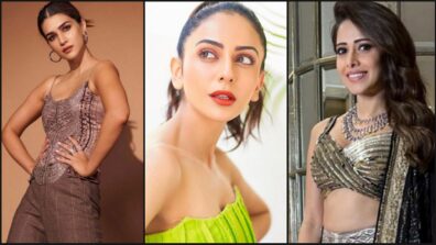 Uff Haye Garmi: Kriti Sanon, Rakul Preet Singh and Nushrratt Bharucchha set gram on fire in latest photos, pick your favourite ‘queen of hearts’