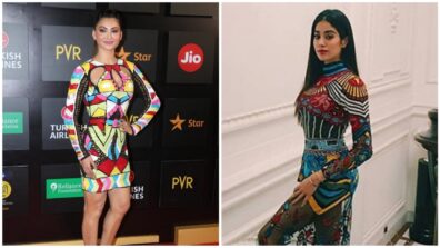 Urvashi Rautela And Janhvi Kapoor In Multi-Coloured Body-Hugging Dress: Who Wore It Better?