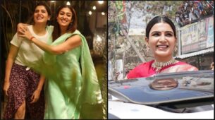 Watch: After spending quality time with BFF Nayanthara, Samantha Ruth Prabhu stabs hearts with gorgeous smile in saree, see pics