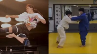 Watch: Disha Patani does a high-octane action stunt on camera, is BTS V her Inspiration?